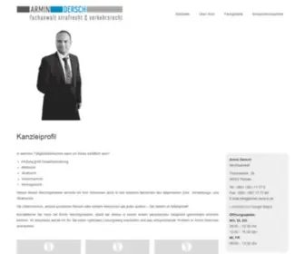 Armin-Dersch.de(Fachanwalt Strafrecht & Verkehrsrecht) Screenshot