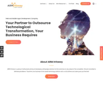 Arminfoway.com(Web Design Company) Screenshot