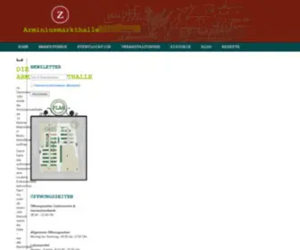 Arminiusmarkthalle.com(Die Arminius) Screenshot