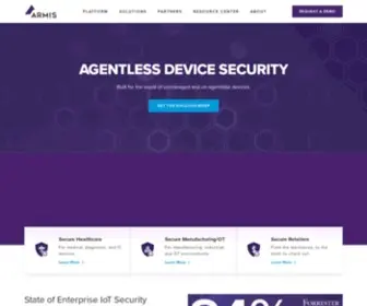 Armis.com(Armis Security) Screenshot