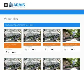 Armisapartments.com(Vacancies) Screenshot