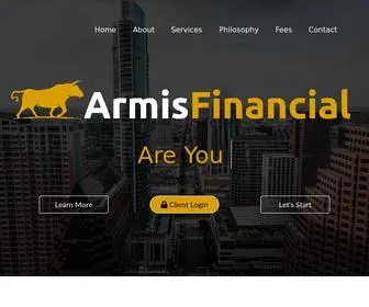 Armisfinancial.com(Financial Plans Now For A Secure Future) Screenshot