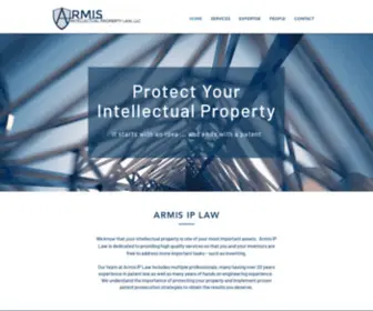 Armisiplaw.com(Armis IP Law) Screenshot