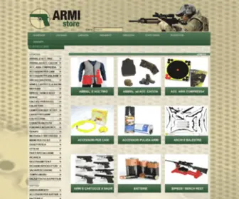 Armistore.it(Home Page) Screenshot