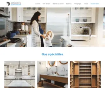 Armoiresnouveauconcept.com(Armoires de cuisine et vanités de salle de bains sur mesure) Screenshot