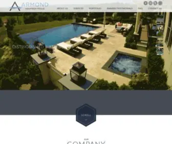 Armondpools.com(Armond Aquatech Pools) Screenshot