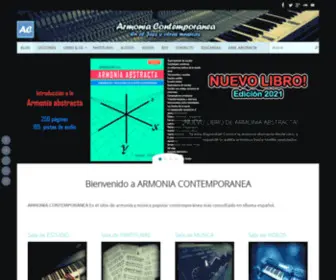 Armoniacontemporanea.com(Armonía Contemporánea) Screenshot