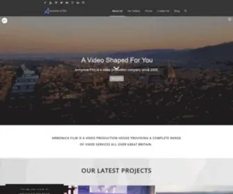 Armonicafilm.co.uk(Video Production Company in London) Screenshot
