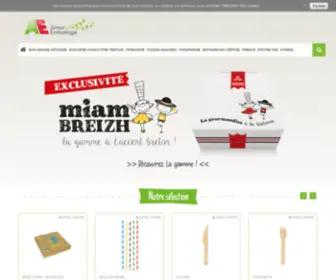 Armor-Emballage.fr(Armor Emballage propose une gamme d'emballages pour les professionnels de l'alimentation) Screenshot