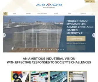 Armor-Group.com(Le Groupe ARMOR) Screenshot