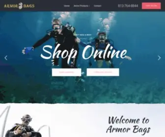 Armorbags.com(Scuba Gear Bags) Screenshot