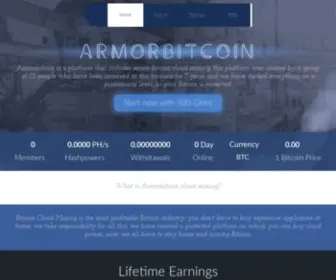 Armorbitcoin.com(Armor) Screenshot