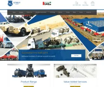 Armored-Cars.com(STREIT Group) Screenshot