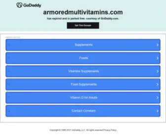 Armoredmultivitamins.com(Armoredmultivitamins) Screenshot
