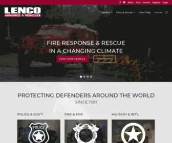 Armoredtrucks.com(Lenco Armored Vehicles) Screenshot