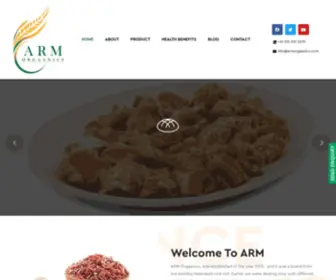 Armorgaanics.com(Organic Product) Screenshot