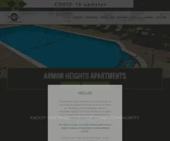 Armorheights.com(Armor Heights Apartments) Screenshot