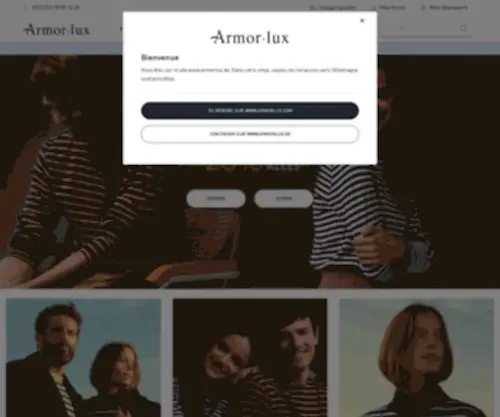 Armorlux.de(Kleidung im Marinestil) Screenshot