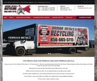 Armormetalsrecycling.com(Scrap Metal Recycling) Screenshot