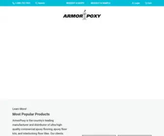 Armorpoxy.com(Flooring) Screenshot
