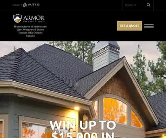 Armorseries.com(Windows & Doors Manufacturer in Toronto GTA) Screenshot