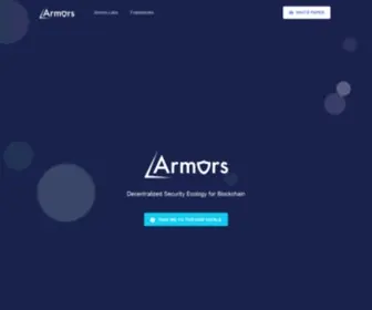 Armors.io(Armors Labs(ARM)) Screenshot