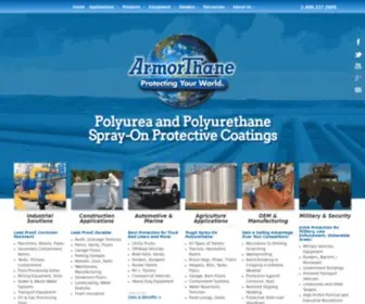 Armorthane.com(Polyurethane & Polyurea Coating) Screenshot