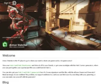 Armorwatcher.com(Armor Watcher) Screenshot