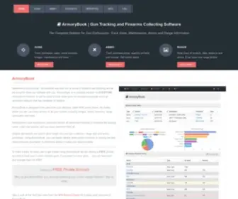 Armorybook.com(Gun Tracking and Firearm Collection Software) Screenshot