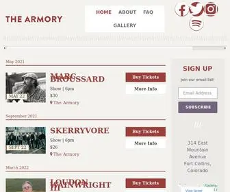 Armoryfoco.com(The Armory) Screenshot