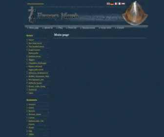 Armorymarek.com(Main page) Screenshot