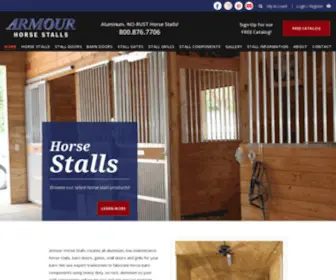 Armourhorsestalls.com(Upgrade your horse barn with never) Screenshot