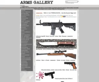 ARMS-Gallery.dk(Forsiden) Screenshot