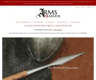 ARMS-N-Armor.com(ARMS N Armor) Screenshot