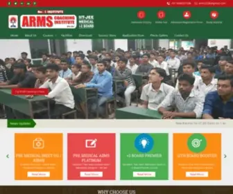 Armscoaching.in(IIT JEE Coaching Institute in Patna) Screenshot