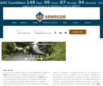Armscor.co.za(Home) Screenshot