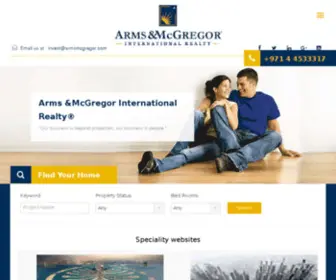 ArmsmcGregor.com(We Offer the Best selection of Properties for Sale and rent in Dubai) Screenshot