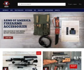 Armsofamerica.com(Arms of America) Screenshot