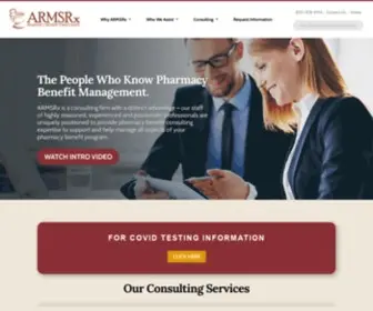 ARMSRX.com(Pharmacy Benefit Consultants) Screenshot