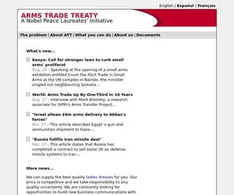 Armstradetreaty.com(Arms Trade Treaty) Screenshot