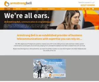 Armstrongbell.co.uk(Business Telecom Systems Experts Armstrong Bell) Screenshot