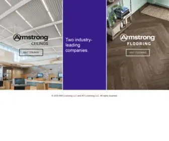 Armstrong.com(Ceilings from Armstrong World Industries) Screenshot