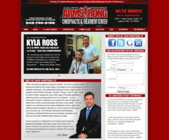 Armstrongfit.com(Aliso Viejo Chiropractor) Screenshot