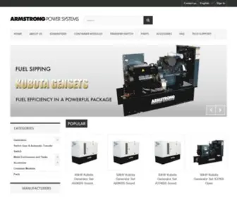 Armstrongpower.com(Armstrong Power Systems) Screenshot