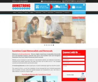 Armstrongremovals.com.au(Sunshine Coast Removalists) Screenshot