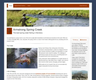 Armstrongspringcreek.com(Armstrong Spring Creek) Screenshot