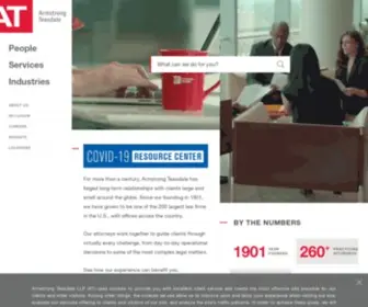Armstrongteasdale.com(Armstrong Teasdale LLP) Screenshot