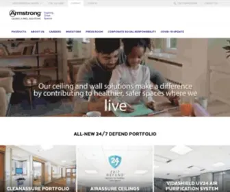 Armstrongworldindustries.com(Armstrong World Industries) Screenshot
