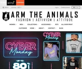 Armtheanimals.com(Arm The Animals Clothing Co) Screenshot