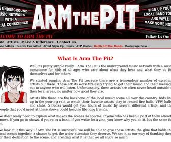 Armthepit.com(Arm The Pit) Screenshot